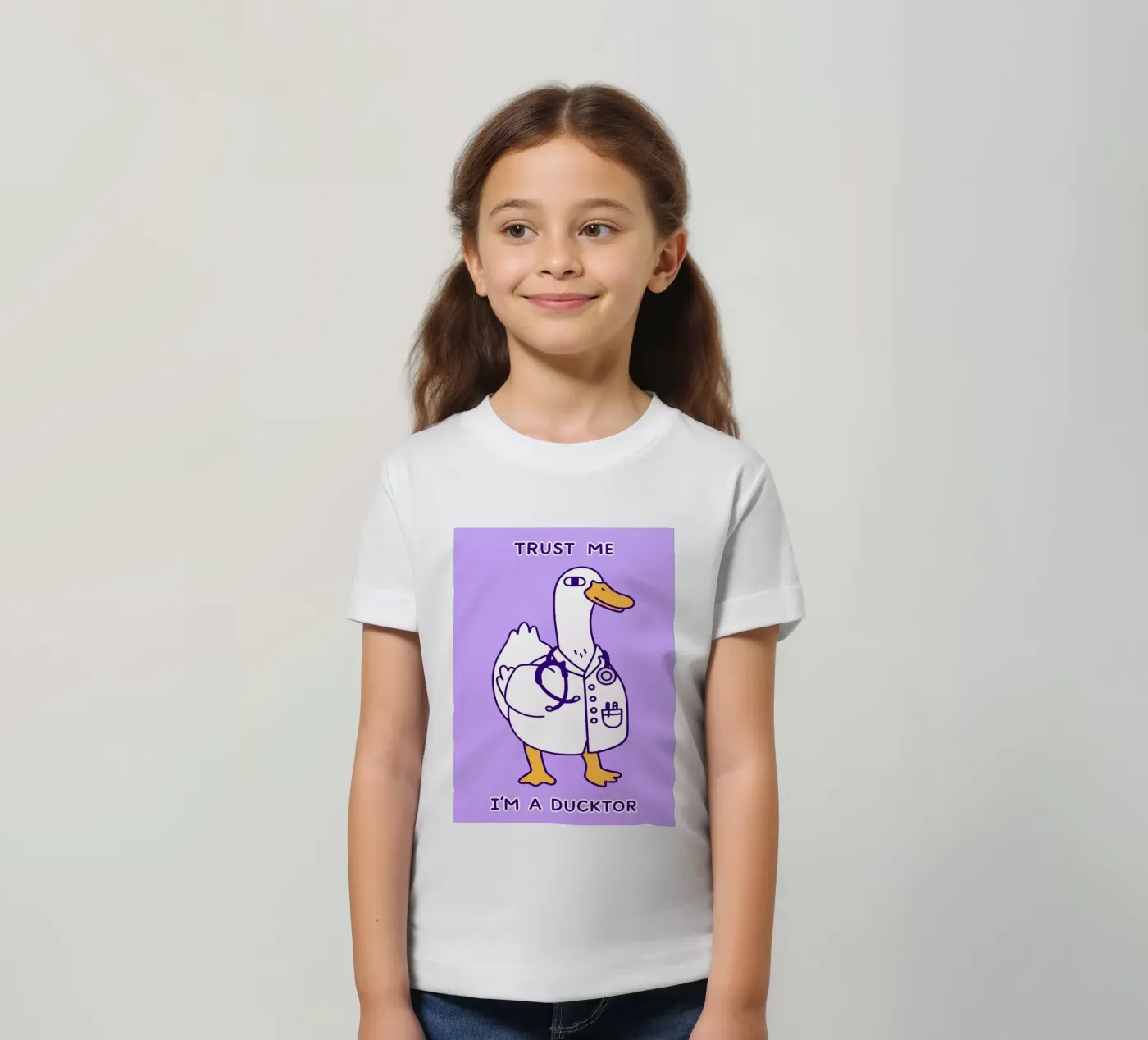 loro e l'anatra t-shirt bambini da the gondols