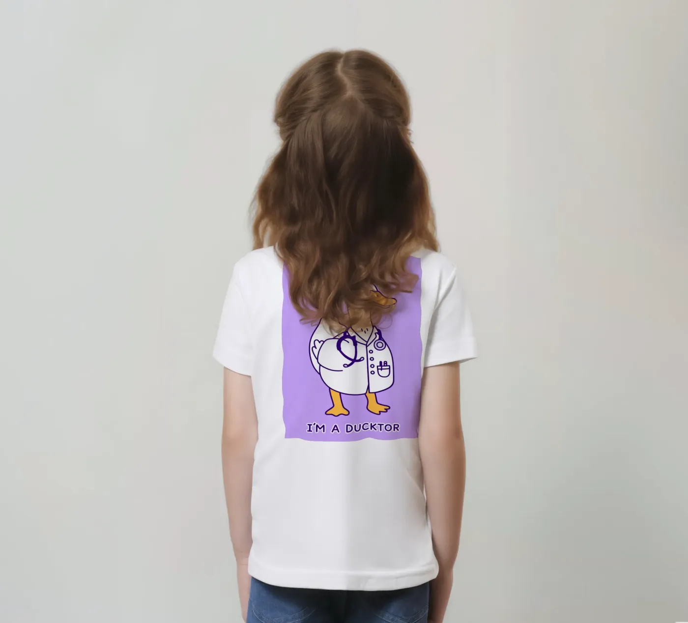 loro e l'anatra t-shirt bambini da the gondols