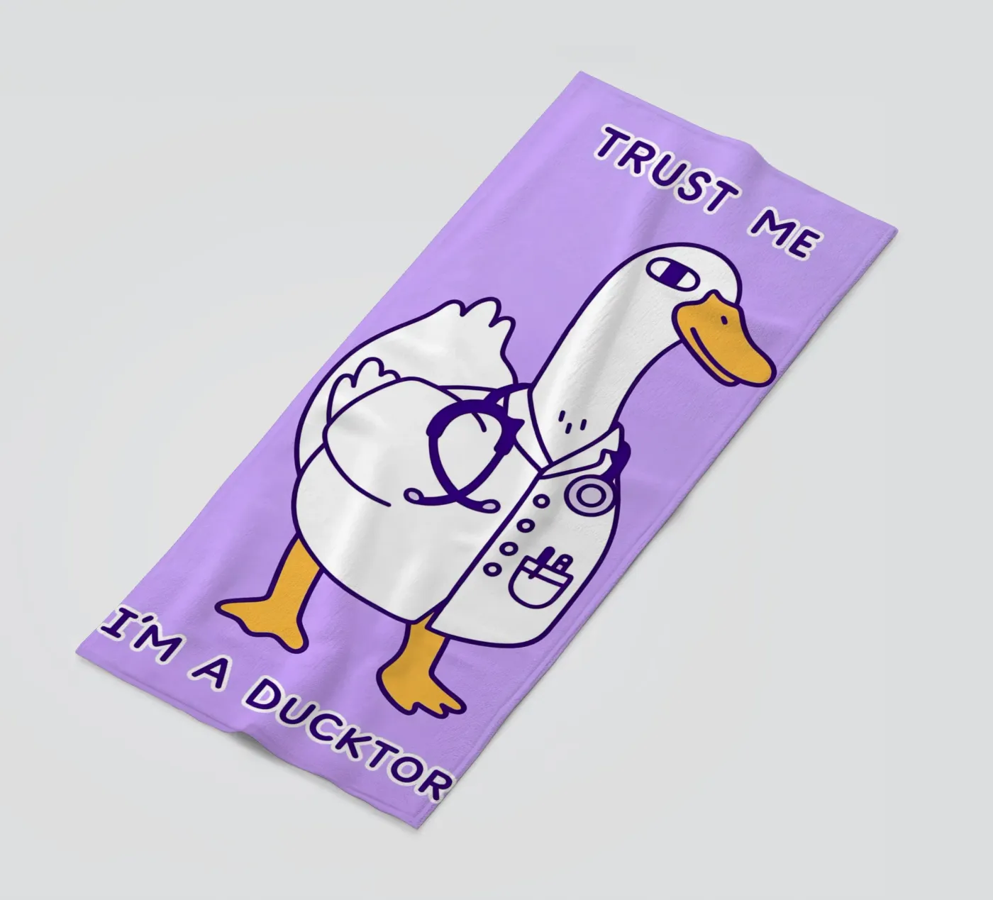 hen en de ducktor strandhanddoek van the gondols