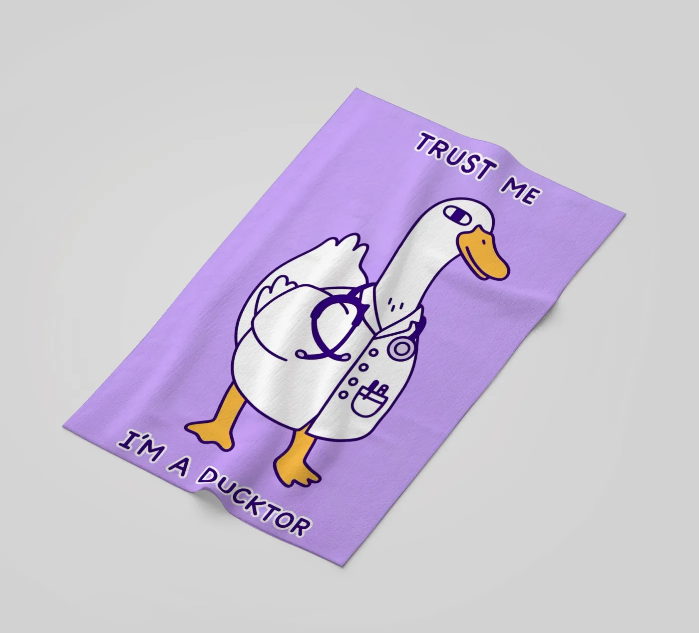 hen en de ducktor strandhanddoek van the gondols