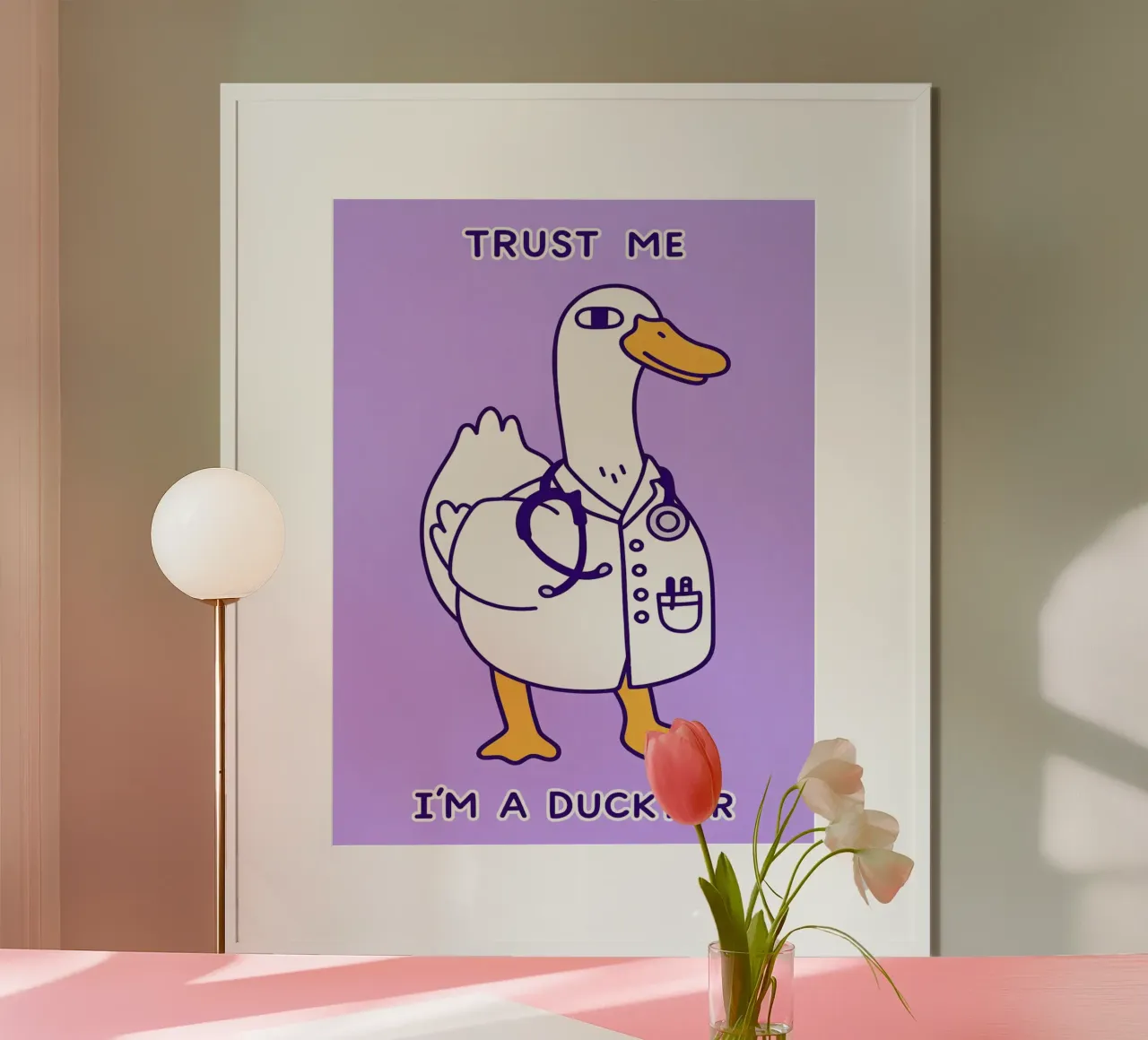 loro e l'anatra poster da the gondols