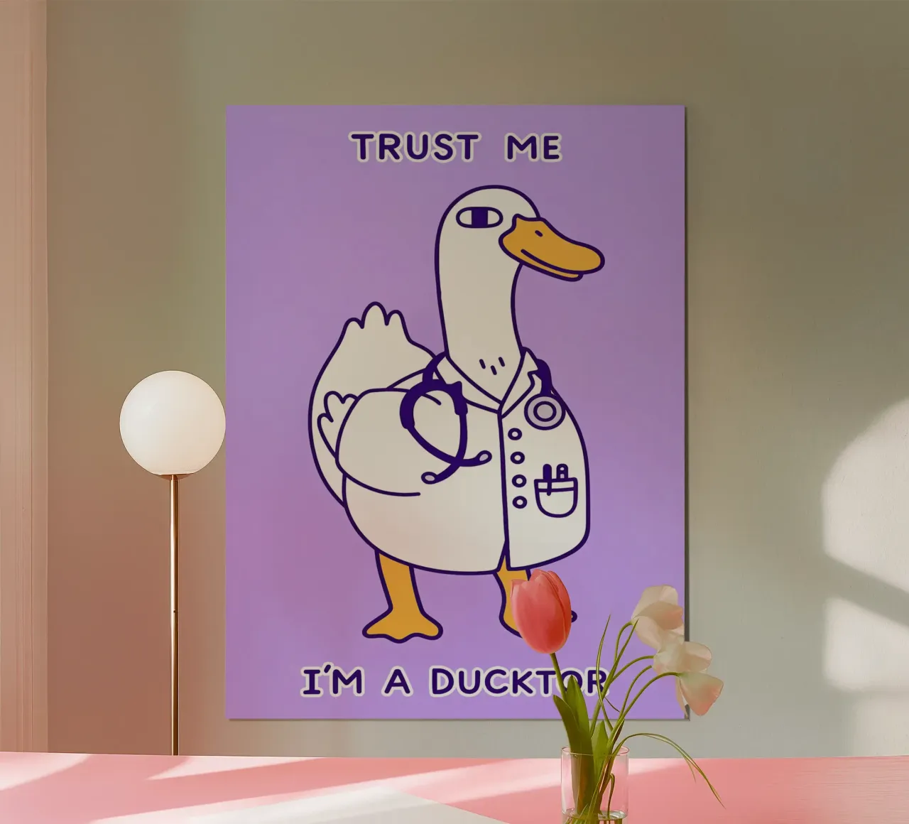 loro e l'anatra poster da the gondols