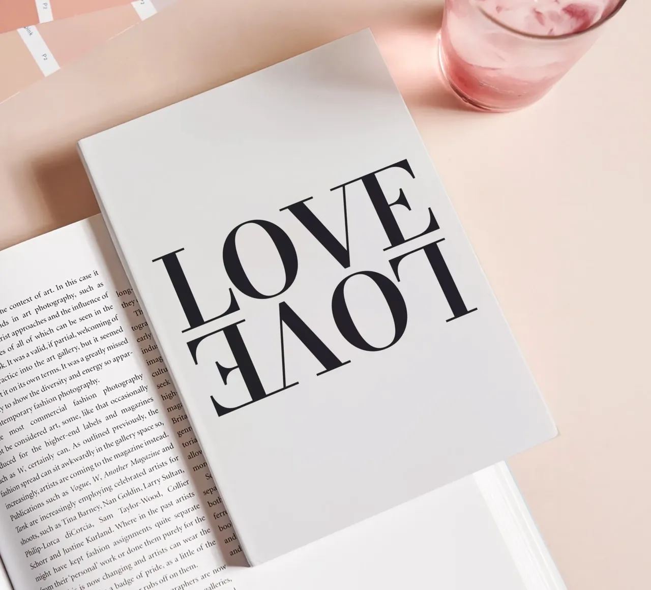 Typography Love - Modern statement design notebook by Whole©