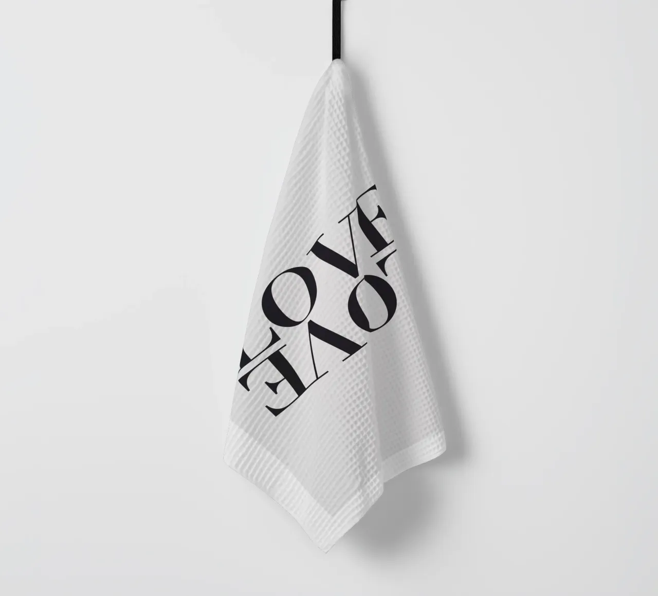 Typographie Love - Statement Design moderne torchon de Whole©