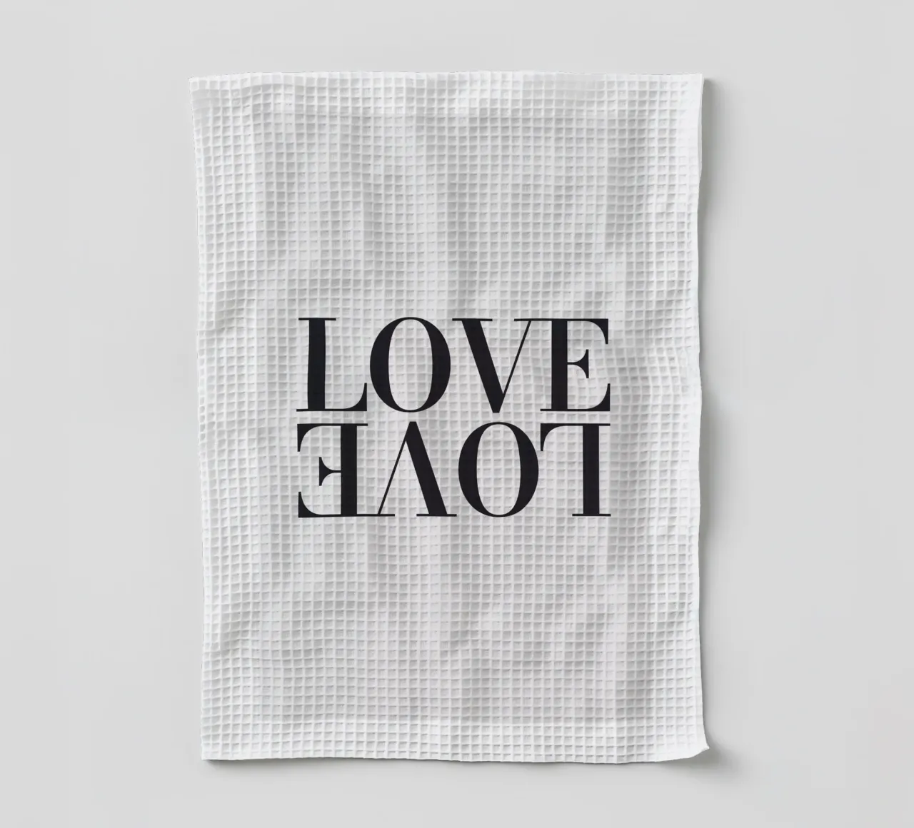 Typographie Love - Statement Design moderne torchon de Whole©