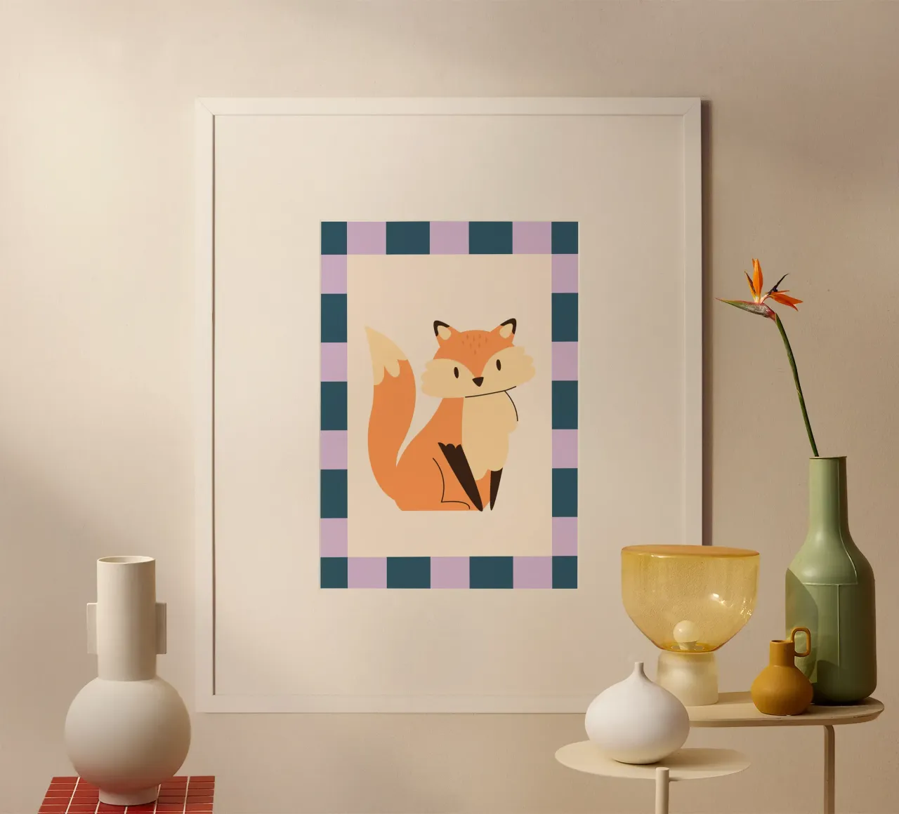 Fuchs poster van PurePeachKids