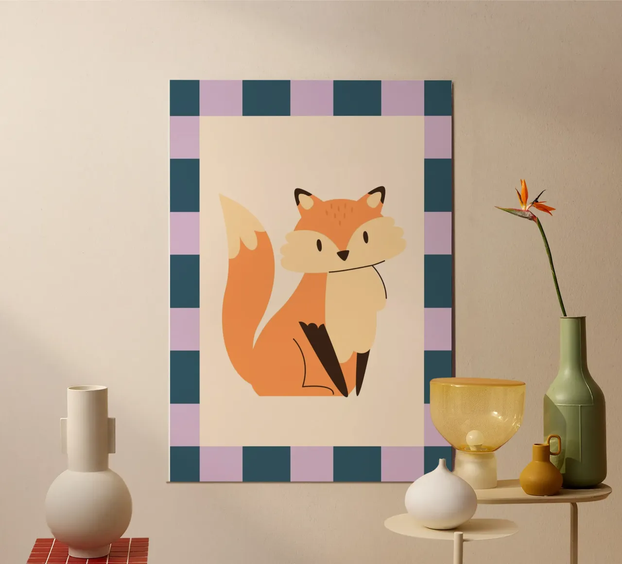 Fuchs poster van PurePeachKids