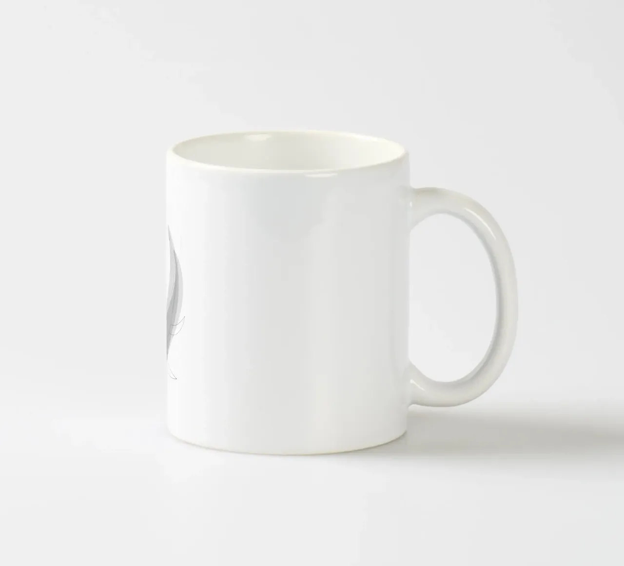 Koi - pesci di una sola linea tazza in ceramica da Addillum