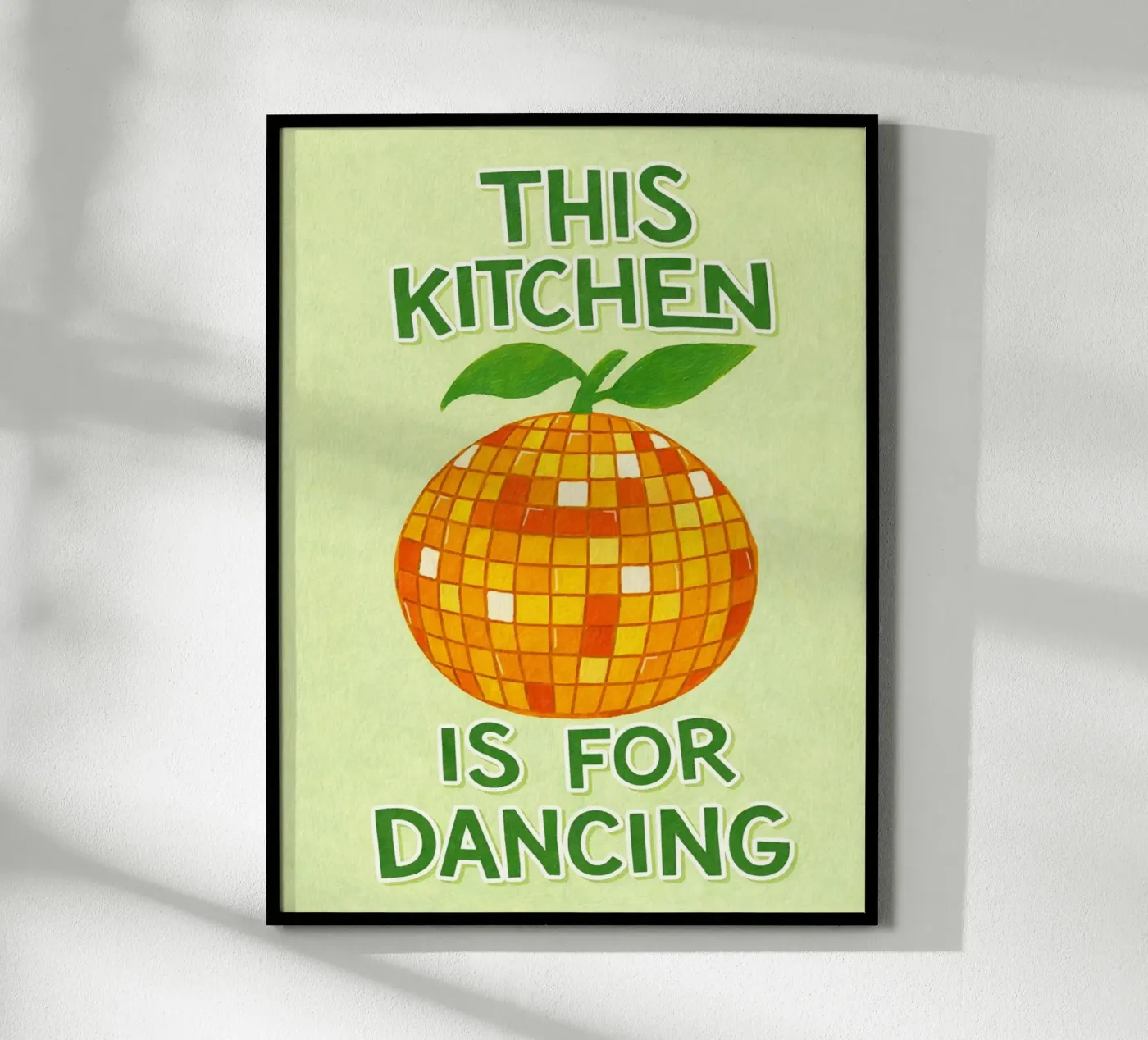 this kitchen is for dancing poster by the gondols