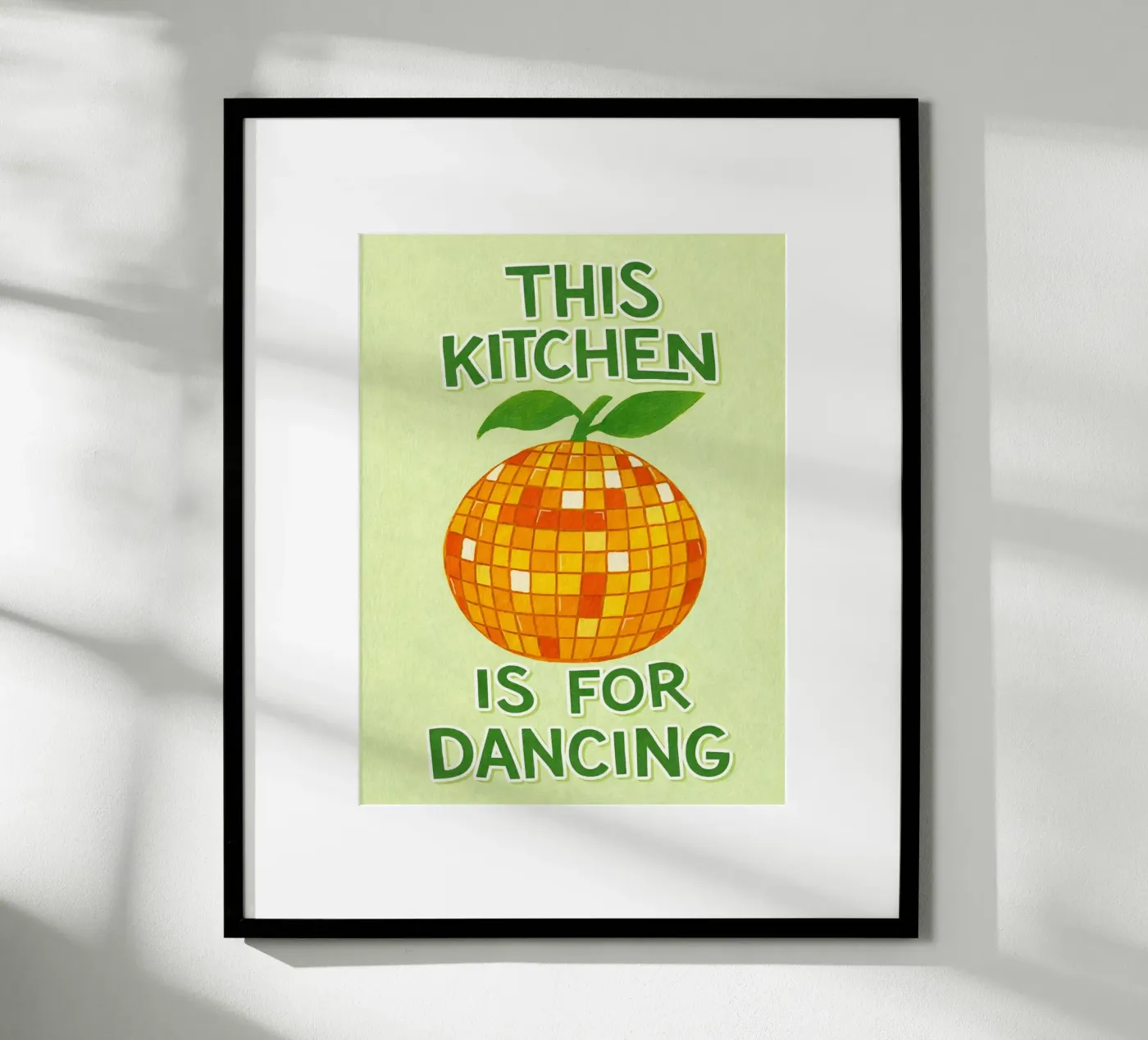 this kitchen is for dancing poster by the gondols