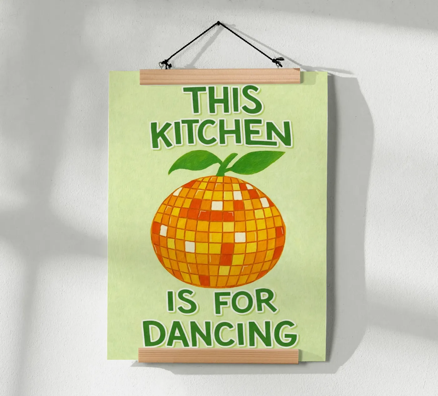 this kitchen is for dancing poster by the gondols