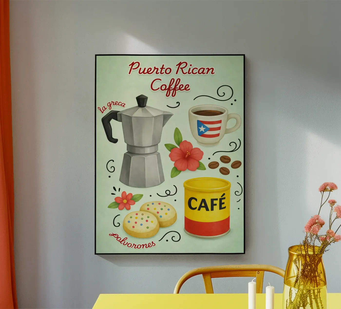 caffè pueto-ricano plexiglass da the gondols