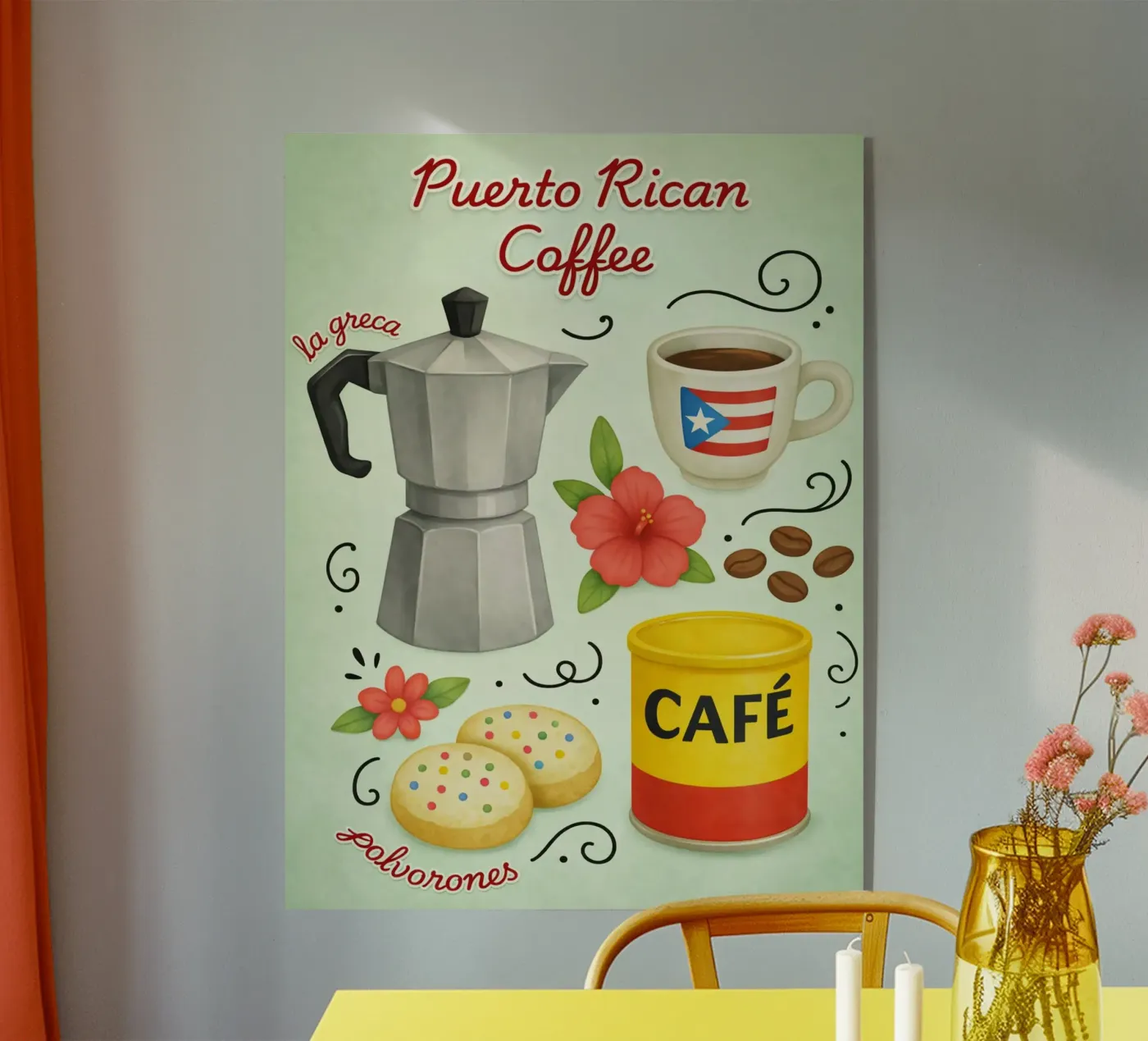 caffè pueto-ricano plexiglass da the gondols