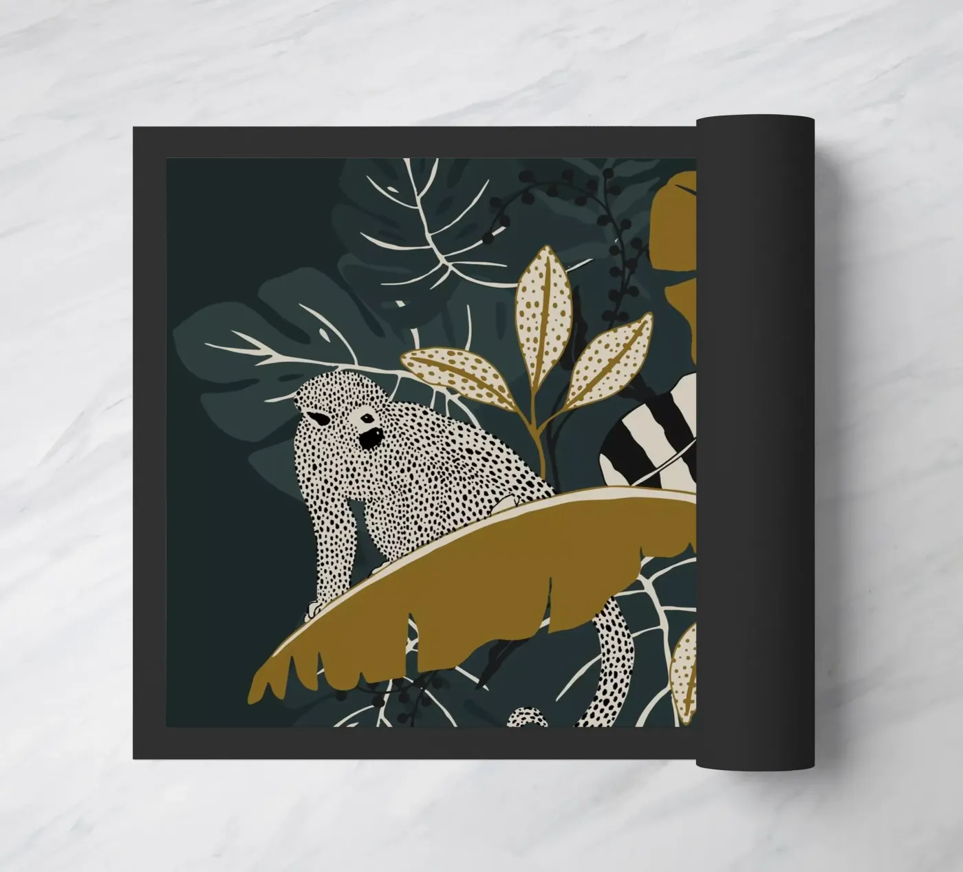 Two Monkeys | emerald deurmat van moDeern