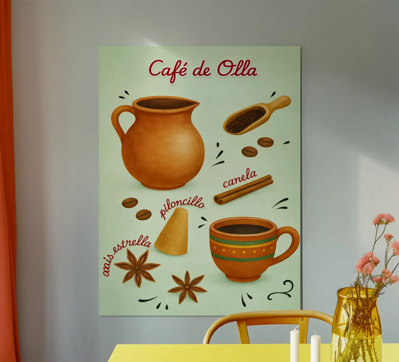 caffè de olla poster da the gondols