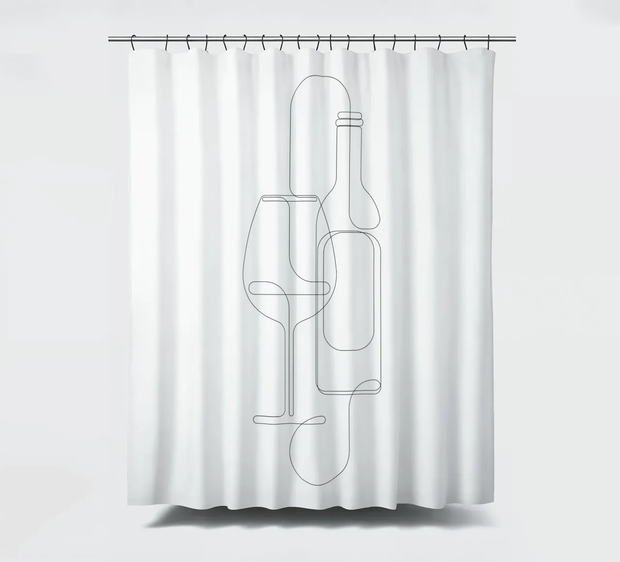 Placidity - one line wine tenda da doccia da Addillum