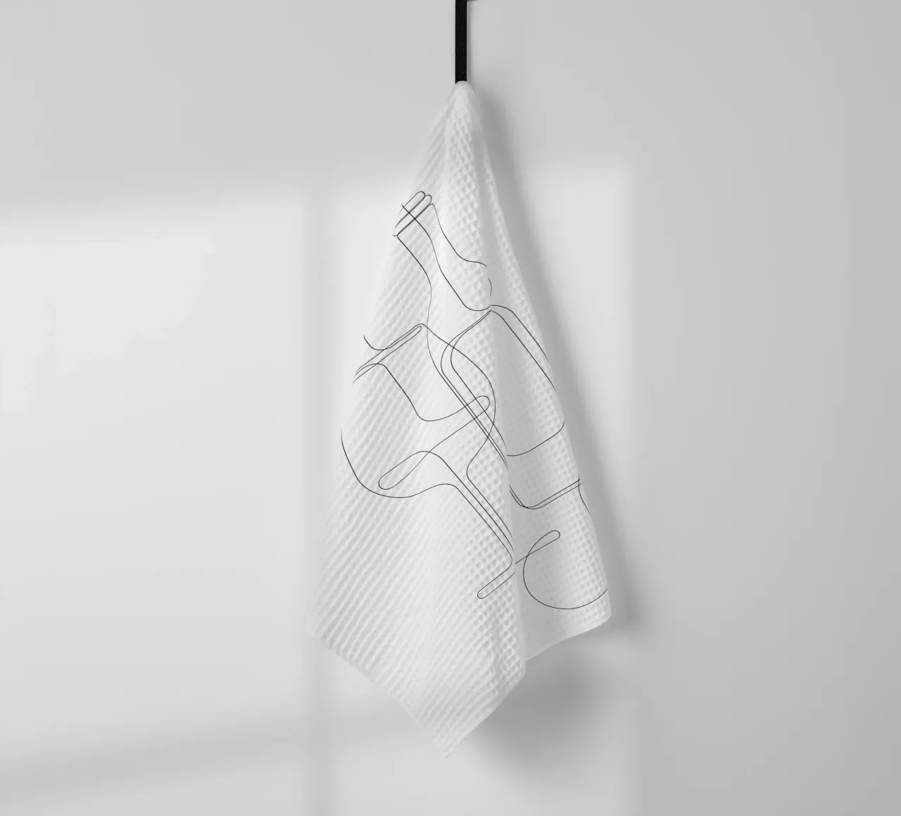 Placidity - one line wine canovaccio da cucina da Addillum