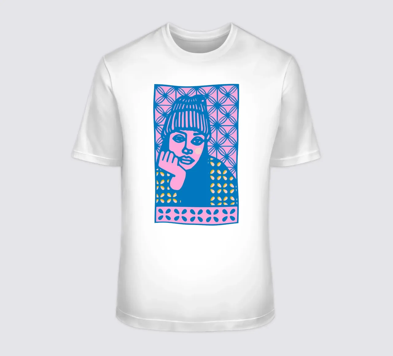 Beanie t-shirt by Portraits