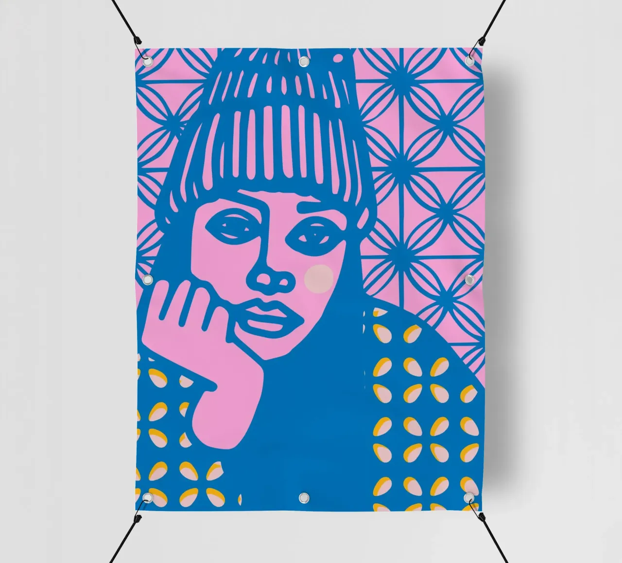 Berretto telo in pvc da Portraits