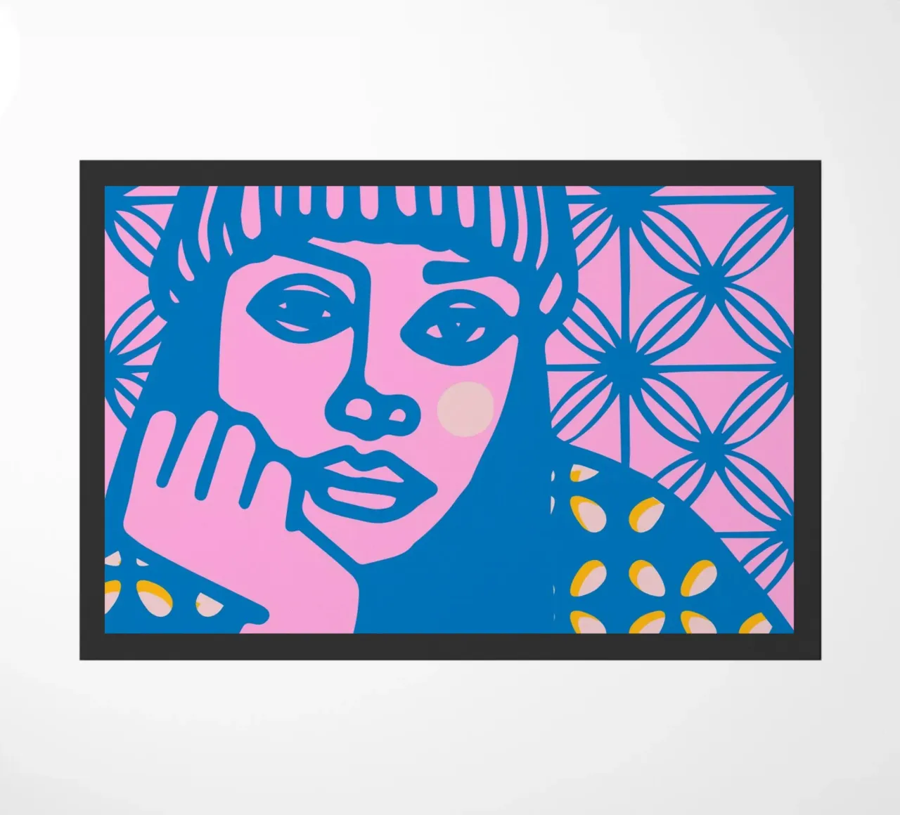 Beanie deurmat van Portraits