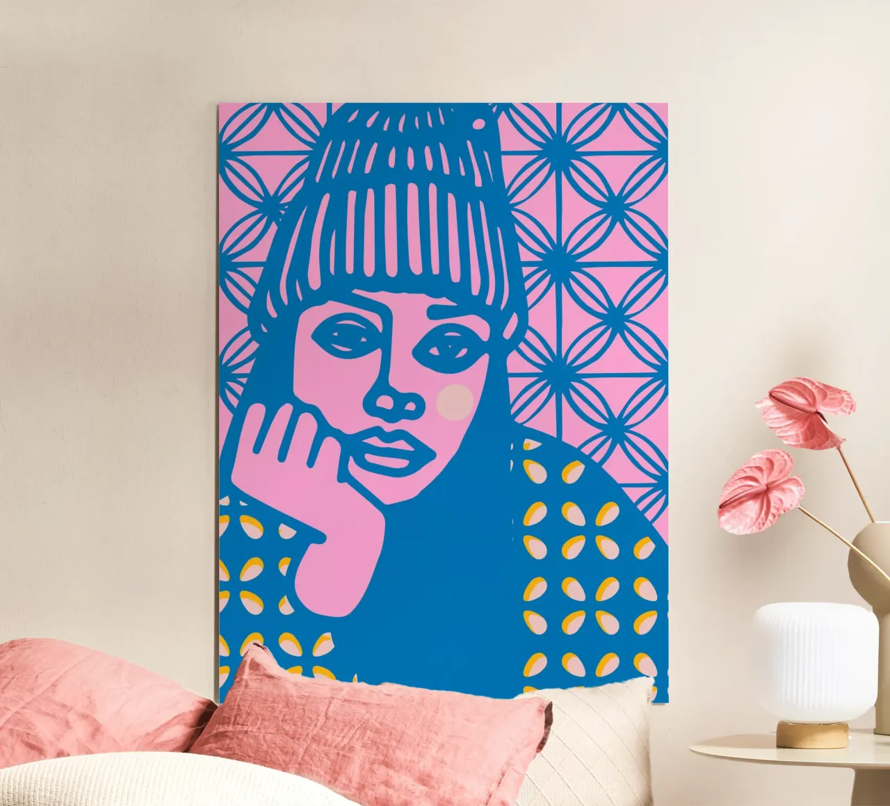 Beanie poster van Portraits