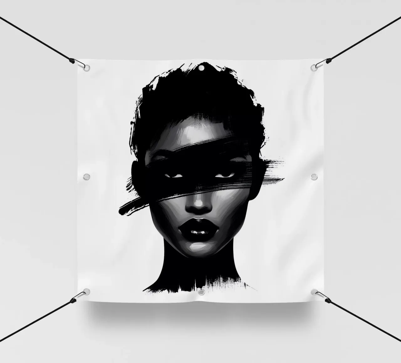 GUARDIAMO IN FACCIA IL RITRATTO telo in pvc da ARTOMATIC