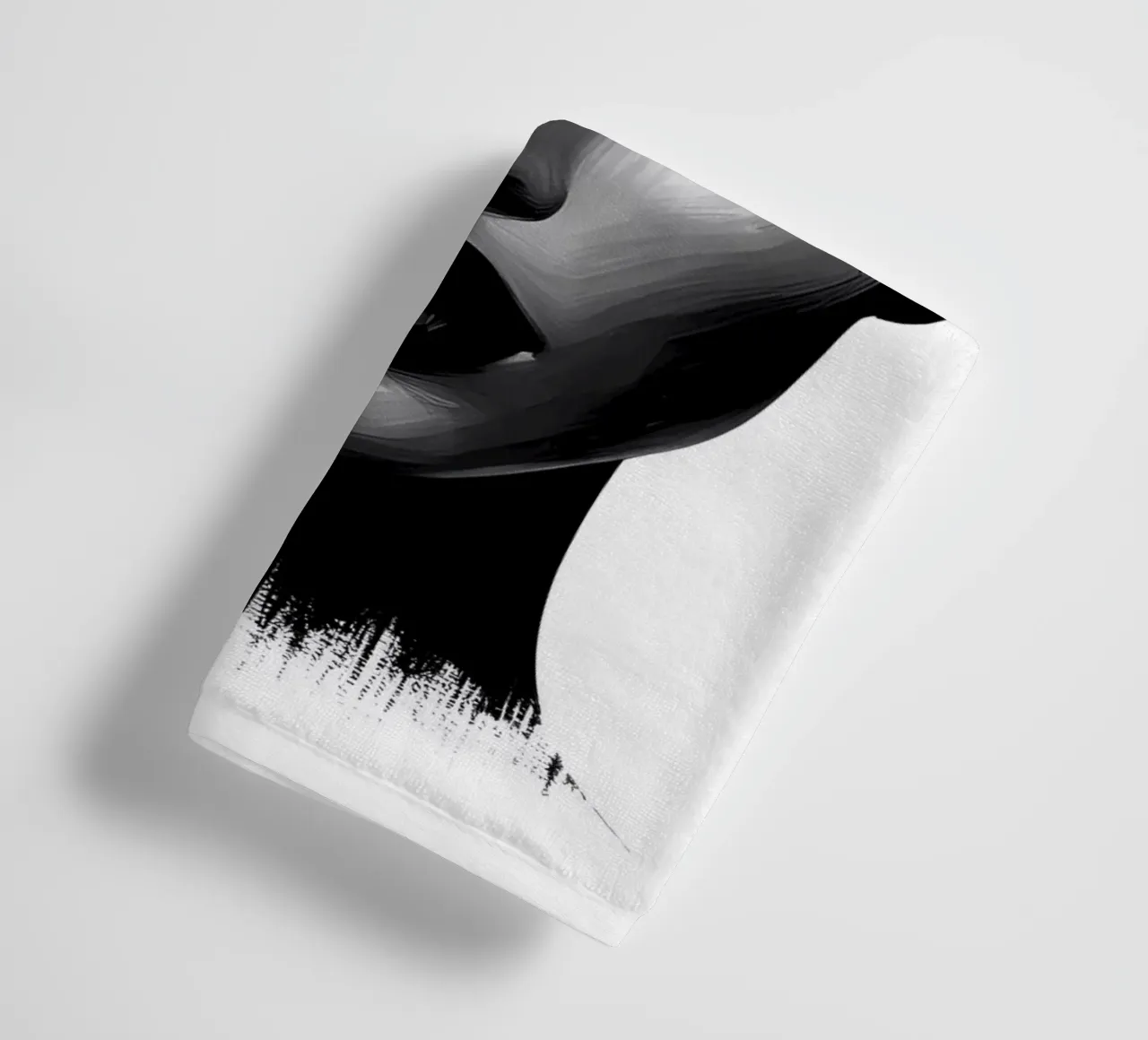 LETS FACE IT PORTRAIT towel by ARTOMATIC