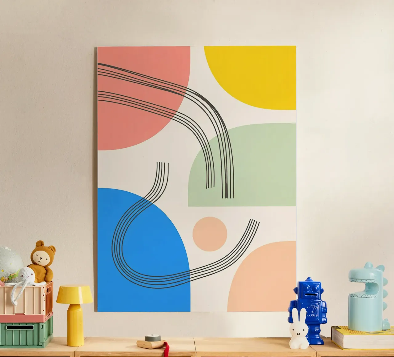 Yellow / Blue plexiglass da Hey Vincent