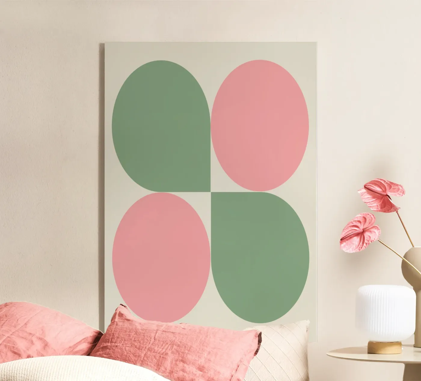 Green / Rosa Acryl-Glas von Hey Vincent