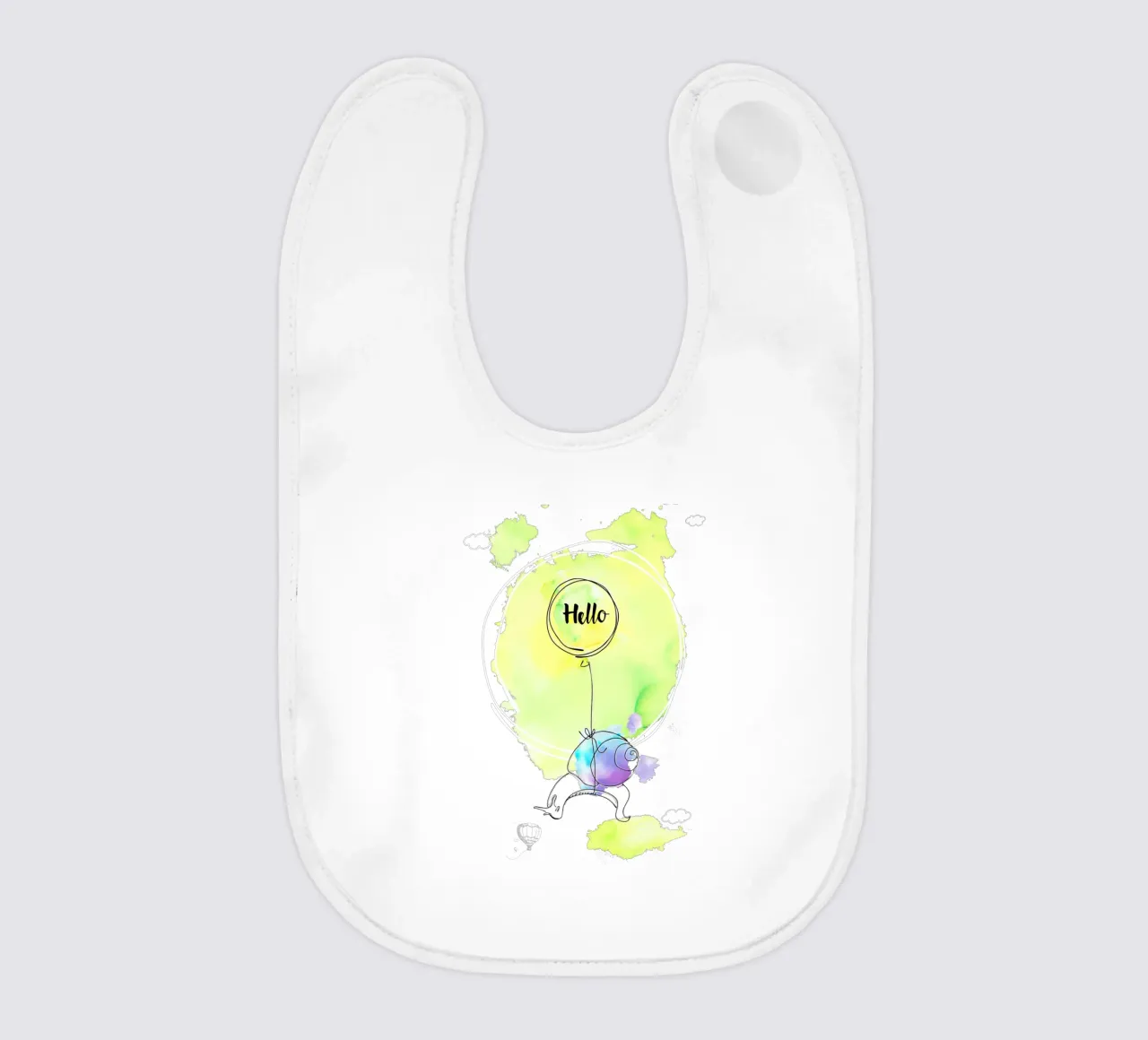 Hello bavaglino da Kolibri-Design