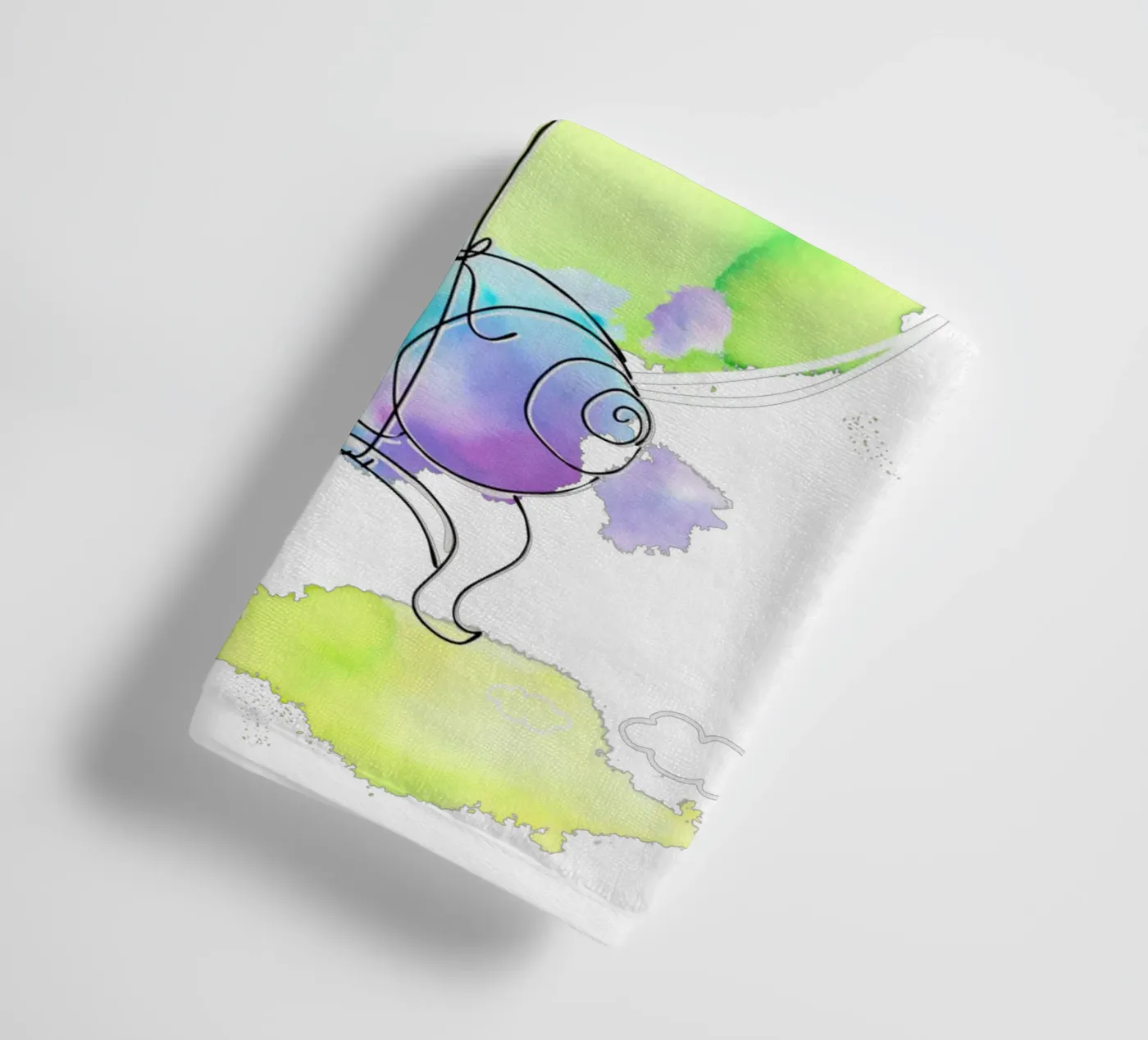Hello Handtuch von Kolibri-Design