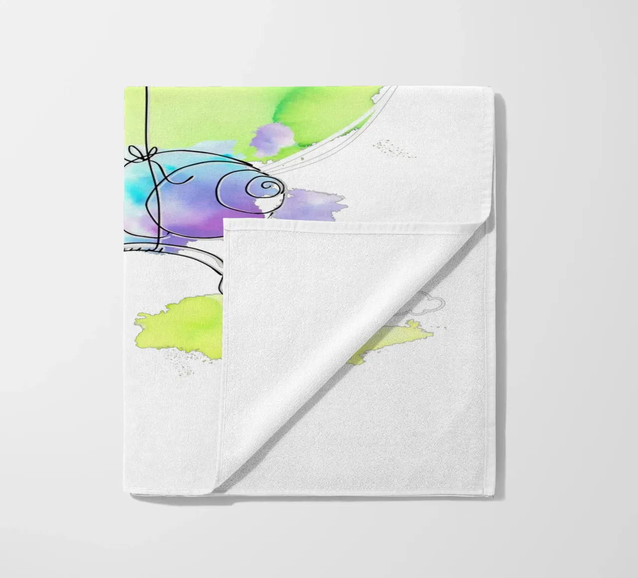 Hello beach towel by Kolibri-Design