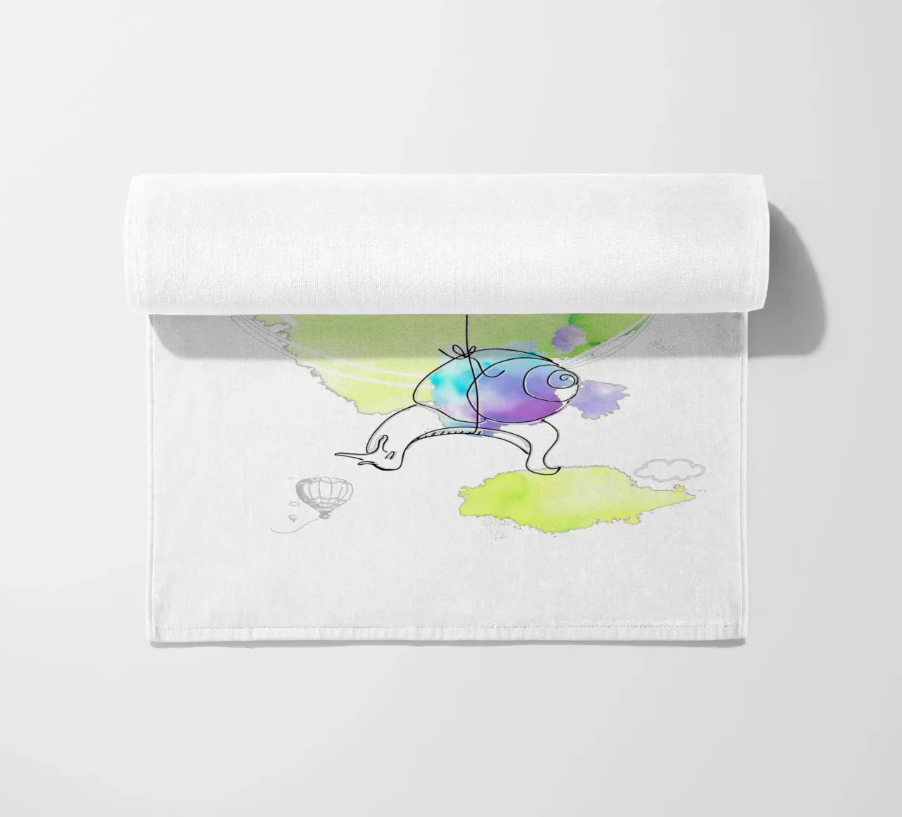Hello beach towel by Kolibri-Design