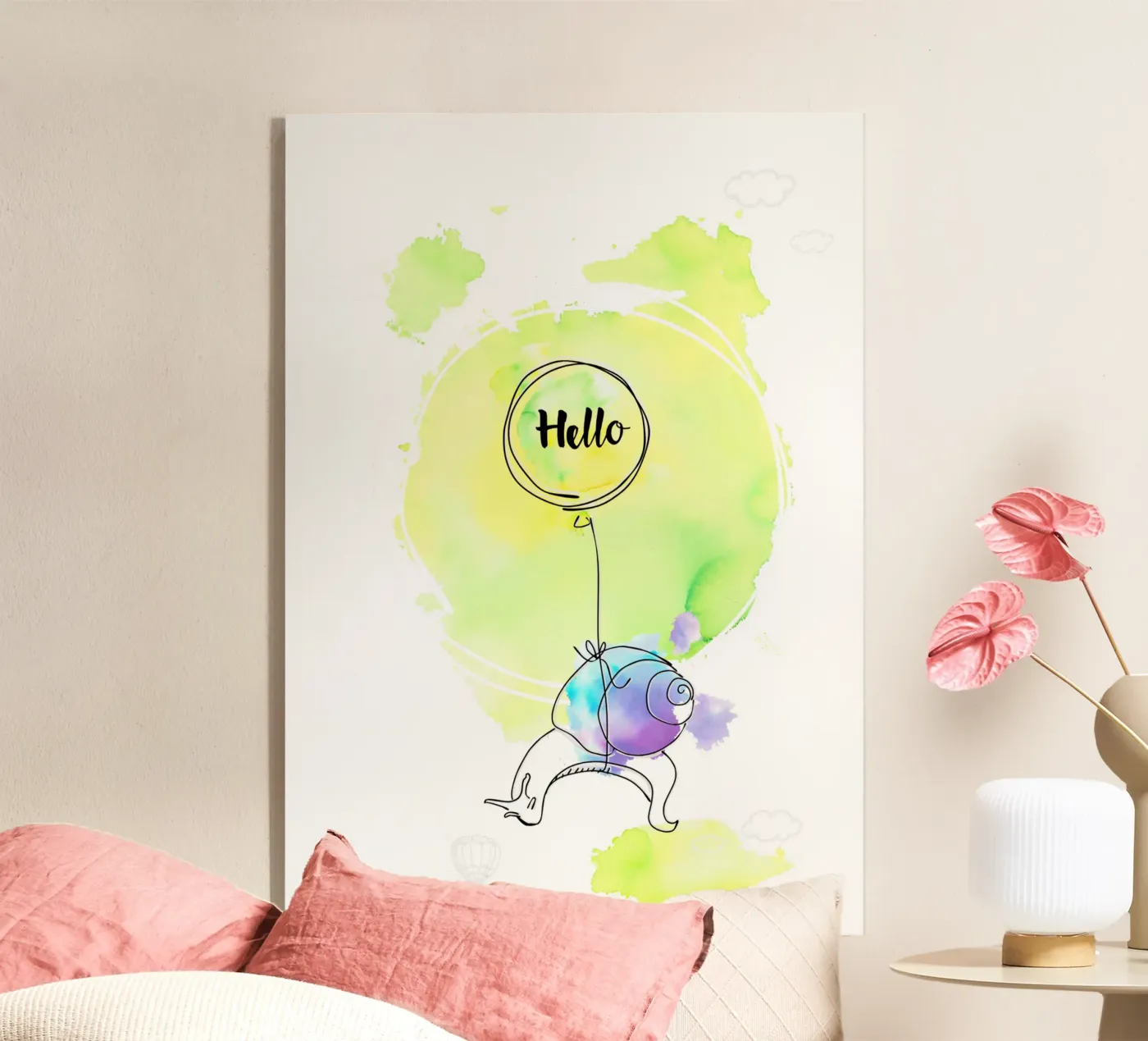 Bonjour plexiglas de Kolibri-Design