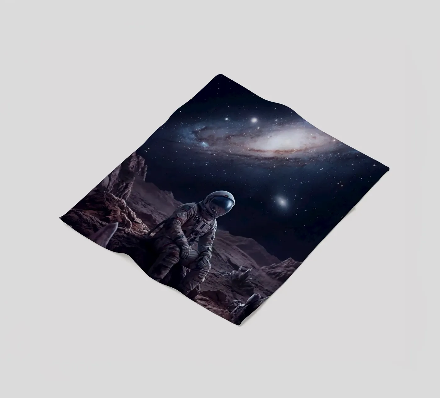 Lone Explorer plaid polaire de Stellar Dream Art