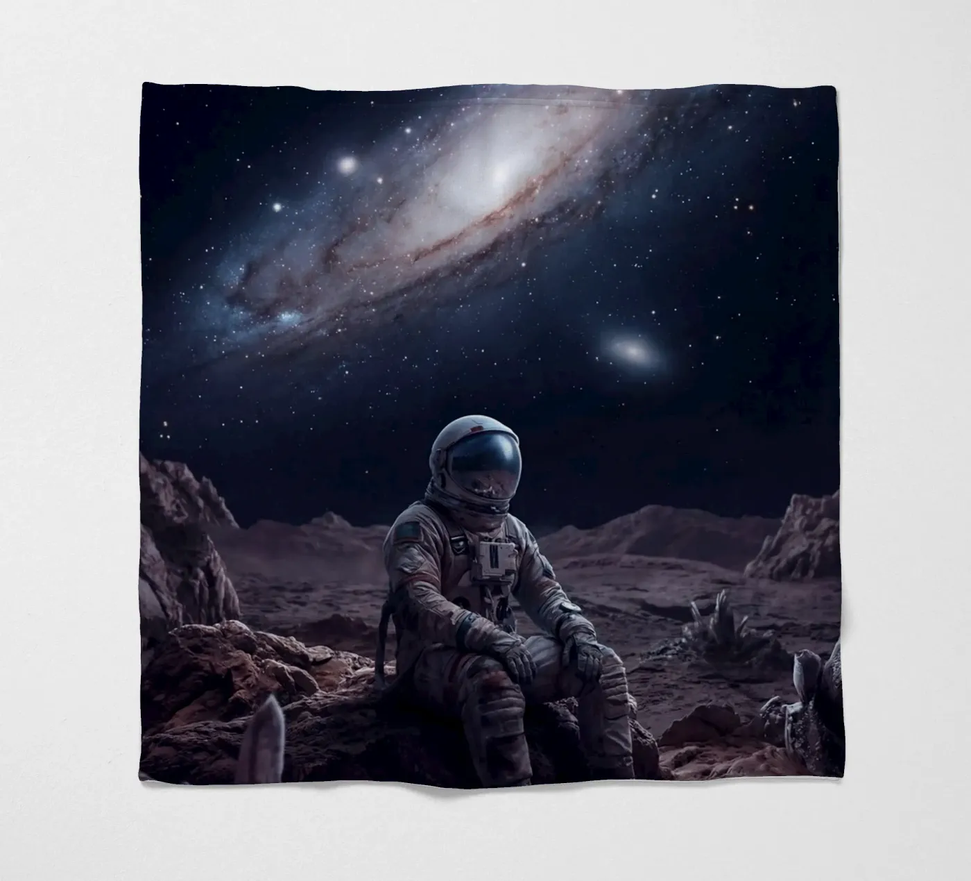 Lone Explorer plaid polaire de Stellar Dream Art