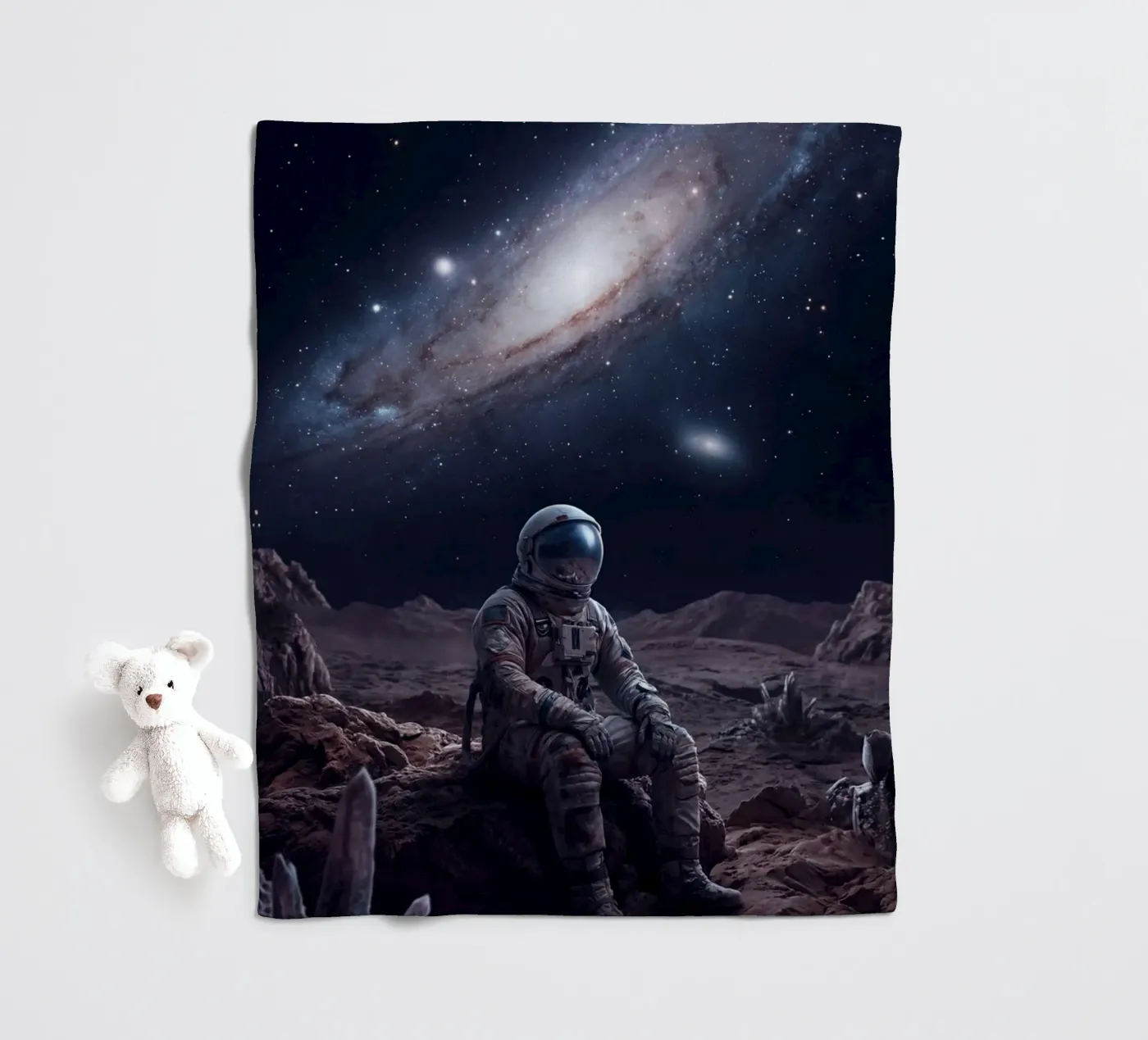 Lone Explorer plaid polaire de Stellar Dream Art