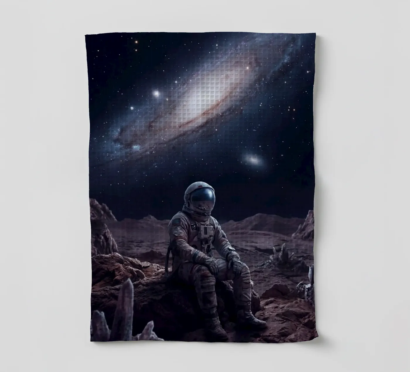 Lone Explorer torchon de Stellar Dream Art