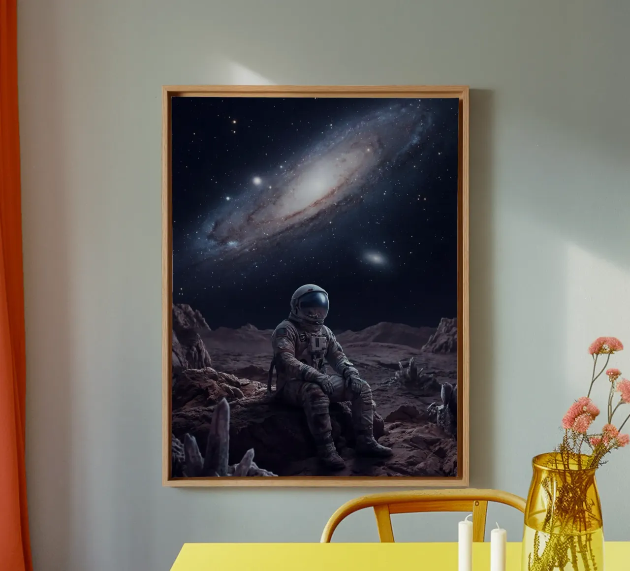 Lone Explorer tela da Stellar Dream Art