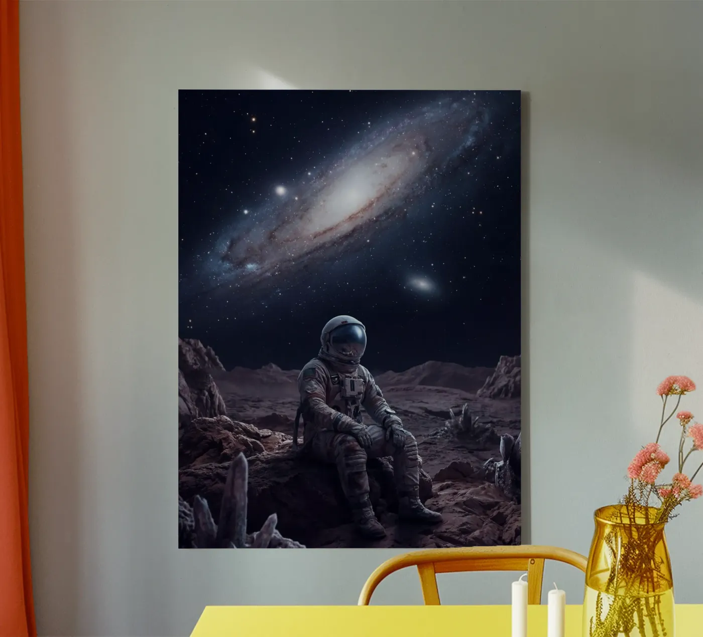 Lone Explorer tela da Stellar Dream Art