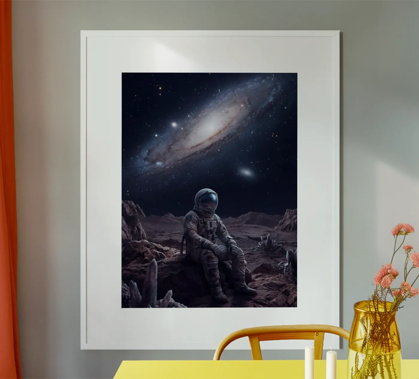 Lone Explorer Poster von Stellar Dream Art