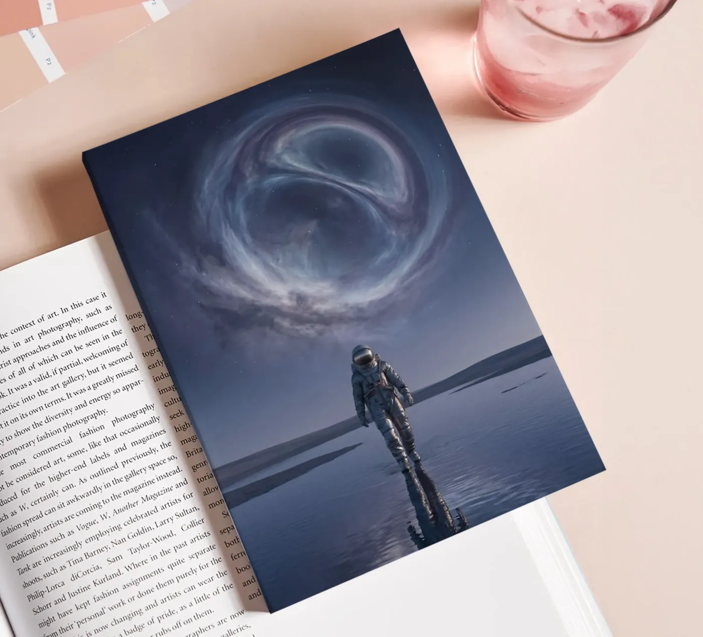 Interstellar Pause notitieboek van Stellar Dream Art