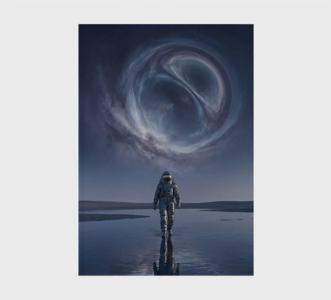 Interstellar Pause notitieboek van Stellar Dream Art