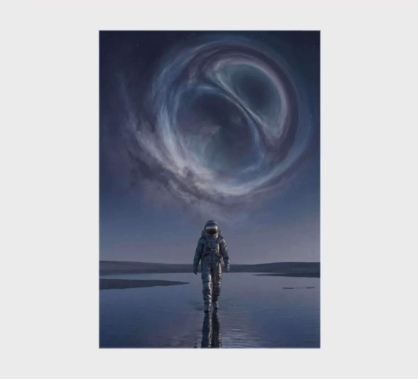 Interstellar Pause notitieboek van Stellar Dream Art