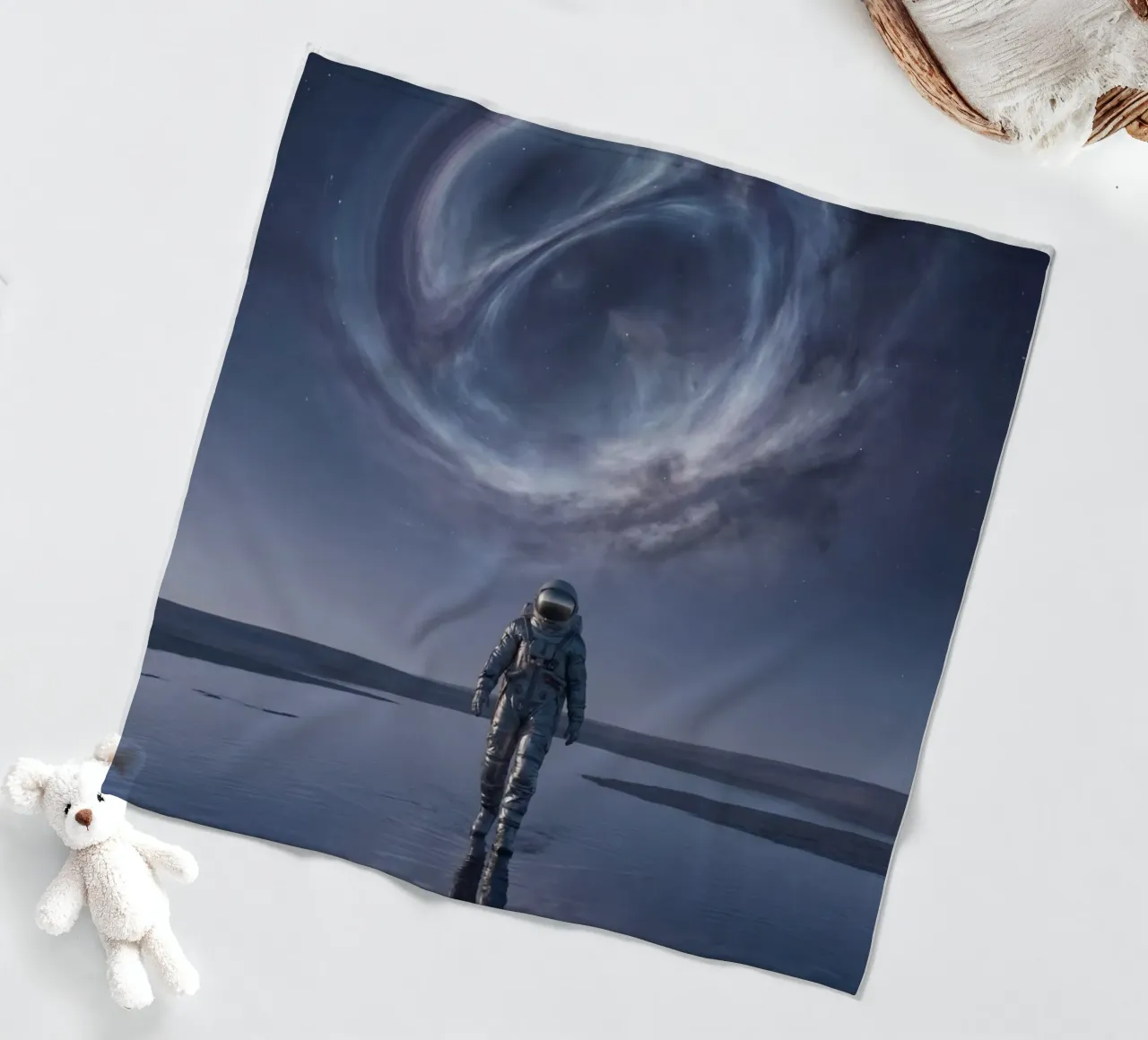 Interstellar Pause Fleecedecke von Stellar Dream Art