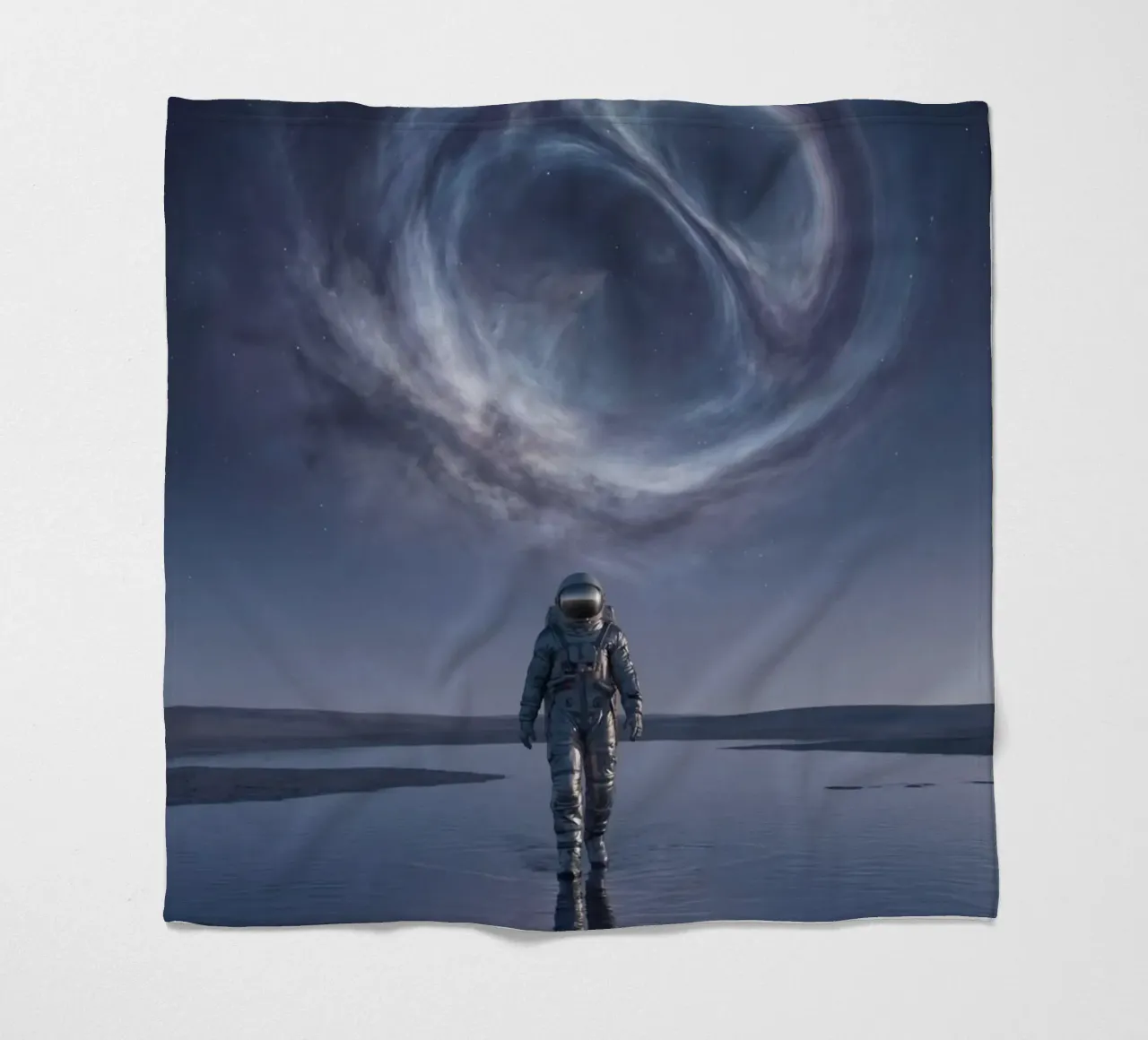 Interstellar Pause Fleecedecke von Stellar Dream Art