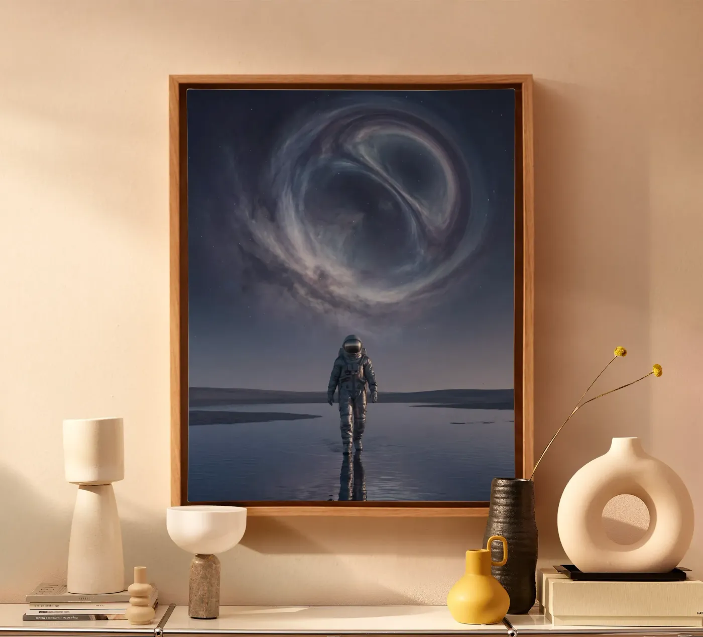 Interstellar Pause Leinwand von Stellar Dream Art