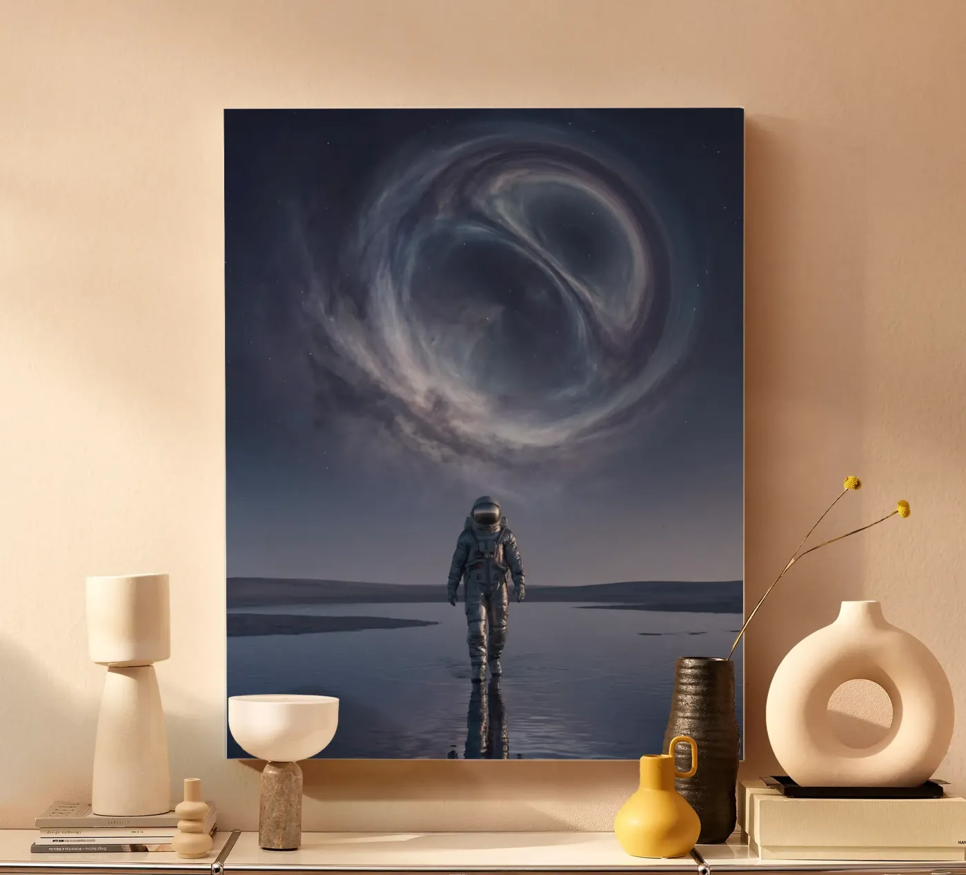 Interstellar Pause Leinwand von Stellar Dream Art