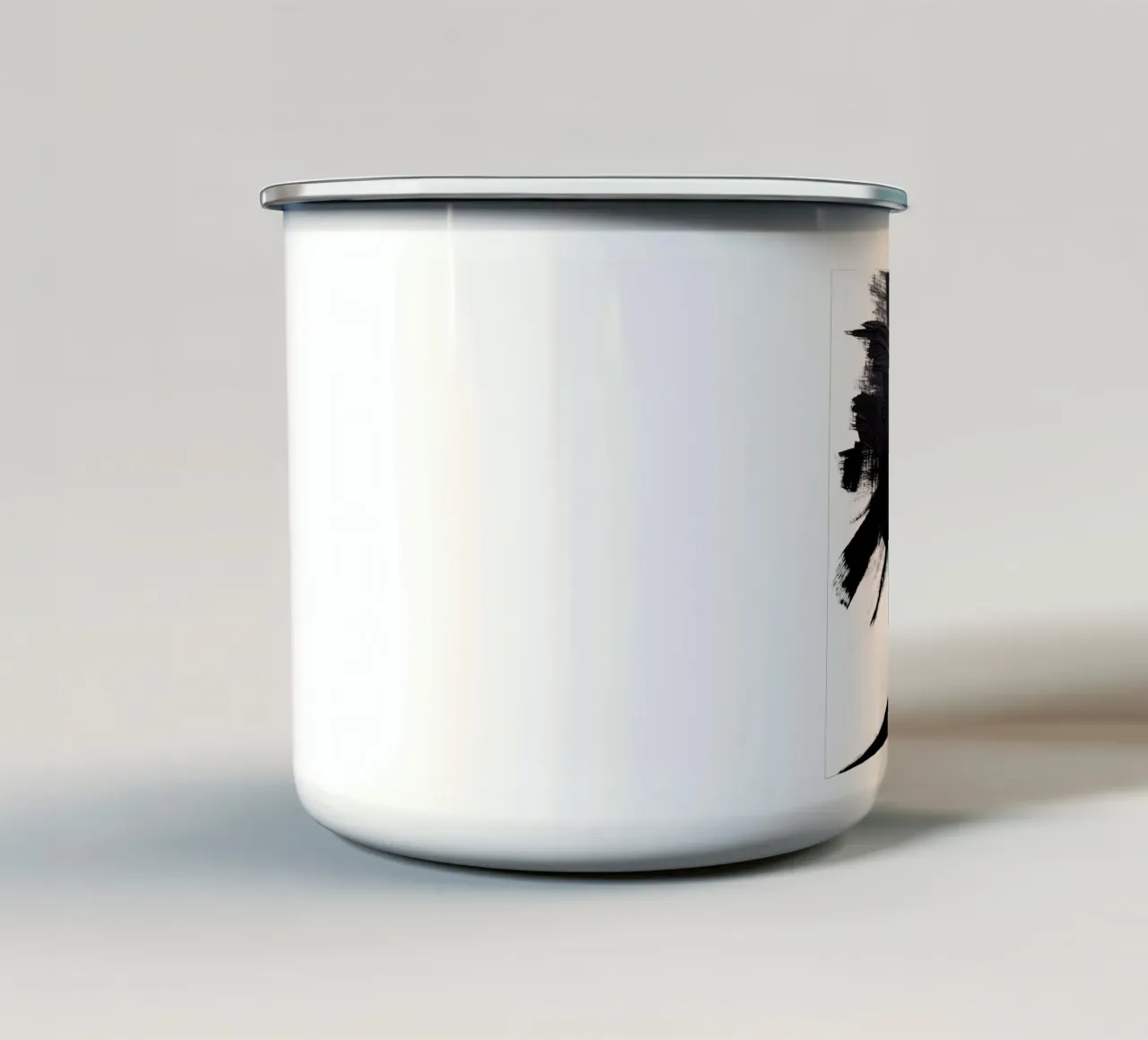 SPAZIO PER LA TESTA tazza in smalto da ARTOMATIC