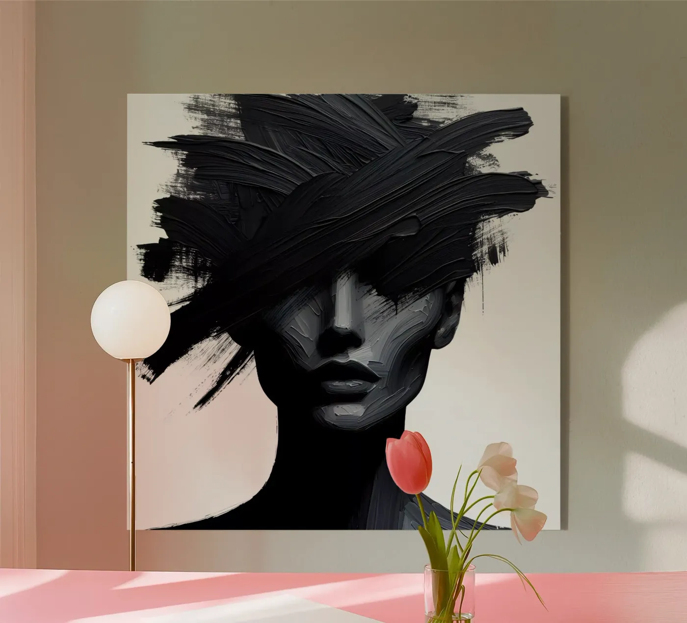 HOOFDPUNT acryl van ARTOMATIC